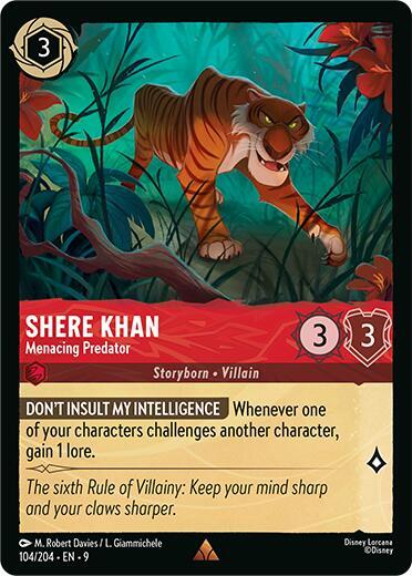Shere Khan - Menacing Predator (104/204) [Fabled] | Jack's On Queen