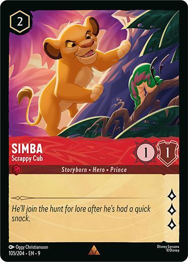 Simba - Scrappy Cub (105/204) [Fabled] | Jack's On Queen
