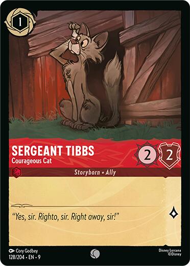 Sergeant Tibbs - Courageous Cat (128/204) [Fabled] | Jack's On Queen