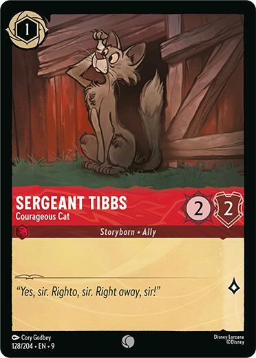 Sergeant Tibbs - Courageous Cat (128/204) [Fabled] | Jack's On Queen