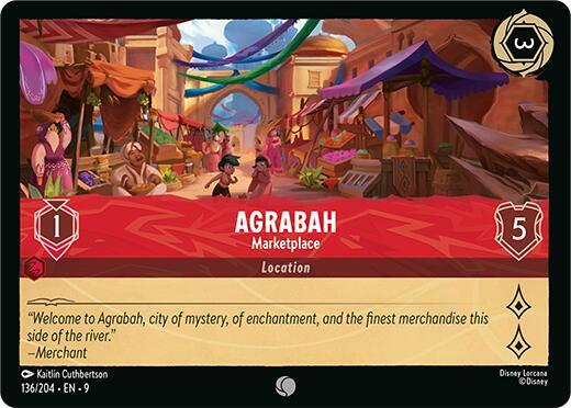 Agrabah - Marketplace (136/204) [Fabled] | Jack's On Queen