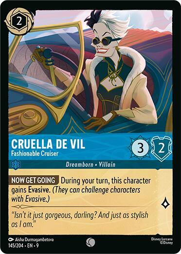Cruella De Vil - Fashionable Cruiser (145/204) [Fabled] | Jack's On Queen