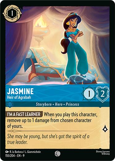 Jasmine - Heir of Agrabah (155/204) [Fabled] | Jack's On Queen