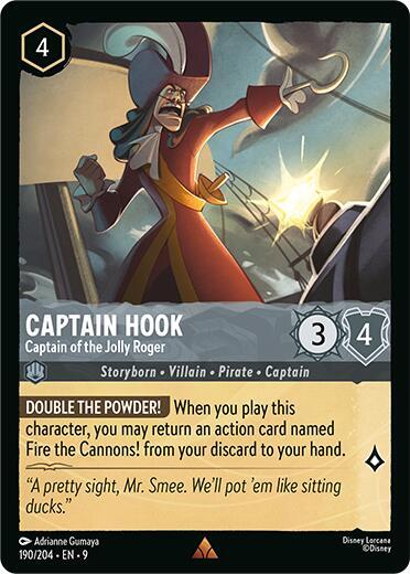 Captain Hook - Captain of the Jolly Roger (190/204) [Fabled] | Jack's On Queen