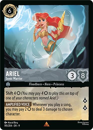 Ariel - Sonic Warrior (195/204) [Fabled] | Jack's On Queen