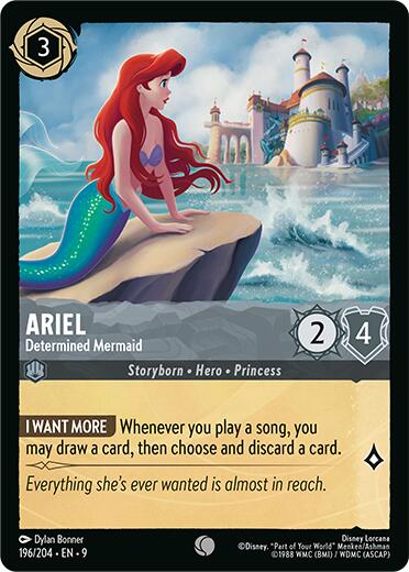 Ariel - Determined Mermaid (196/204) [Fabled] | Jack's On Queen