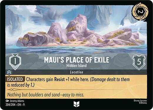 Maui's Place of Exile - Hidden Island (204/204) [Fabled] | Jack's On Queen