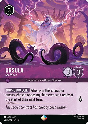 Ursula - Sea Witch (Epic) (208/204) [Fabled] | Jack's On Queen