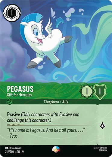 Pegasus - Gift for Hercules (Epic) (212/204) [Fabled] | Jack's On Queen