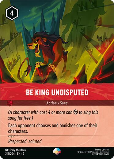 Be King Undisputed (Epic) (216/204) [Fabled] | Jack's On Queen