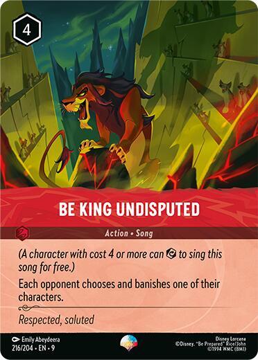 Be King Undisputed (Epic) (216/204) [Fabled] | Jack's On Queen