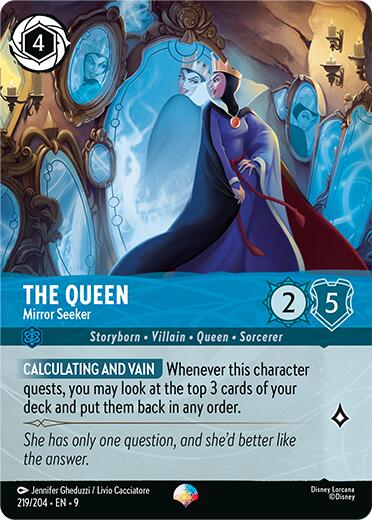The Queen - Mirror Seeker (Epic) (219/204) [Fabled] | Jack's On Queen