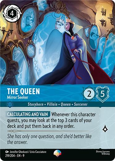 The Queen - Mirror Seeker (Epic) (219/204) [Fabled] | Jack's On Queen