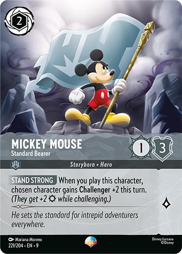 Mickey Mouse - Standard Bearer (Epic) (221/204) [Fabled] | Jack's On Queen