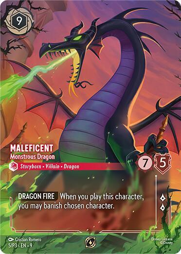 Maleficent - Monstrous Dragon (Store Championship) (5) [Disney Lorcana Promo Cards] | Jack's On Queen