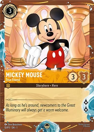 Mickey Mouse - True Friend (Disney Cruise Promo) (10/P3) [Promo Cards] | Jack's On Queen