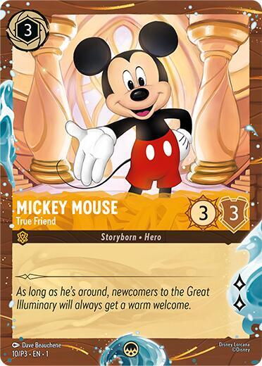 Mickey Mouse - True Friend (Disney Cruise Promo) (10) [Disney Lorcana Promo Cards] | Jack's On Queen