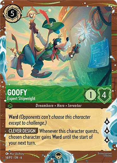 Goofy - Expert Shipwright (Disney Cruise Promo) (14) [Disney Lorcana Promo Cards] | Jack's On Queen