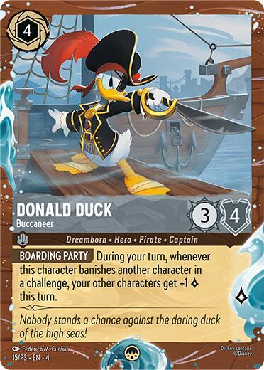 Donald Duck - Buccaneer (Disney Cruise Promo) (15) [Disney Lorcana Promo Cards] | Jack's On Queen