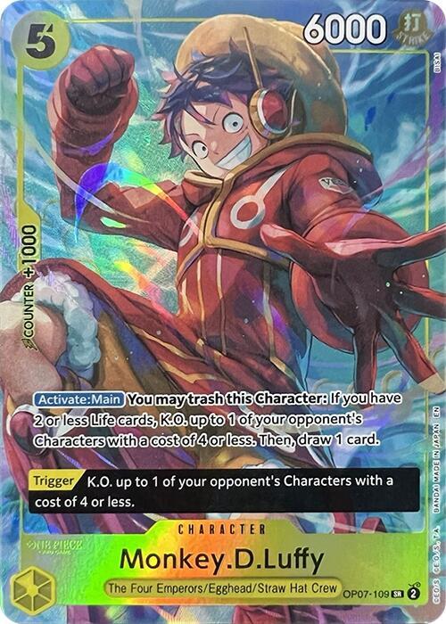 Monkey.D.Luffy (Illustration Box Vol.3) (OP07-109) [One Piece Promotion Cards] | Jack's On Queen