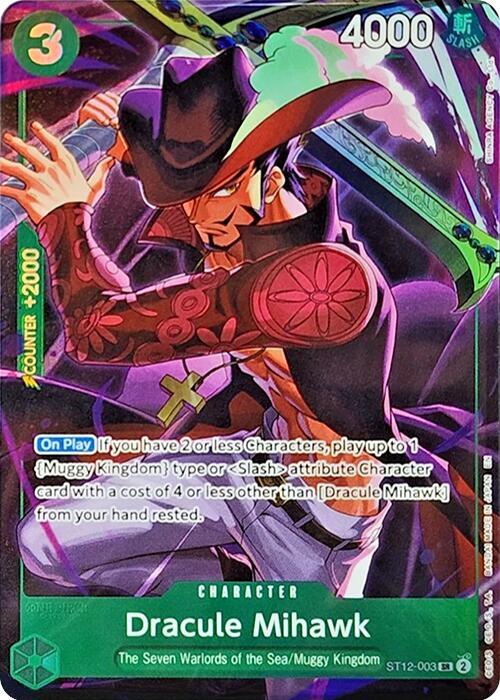 Dracule Mihawk (Illustration Box Vol.4) (ST12-003) [One Piece Promotion Cards] | Jack's On Queen