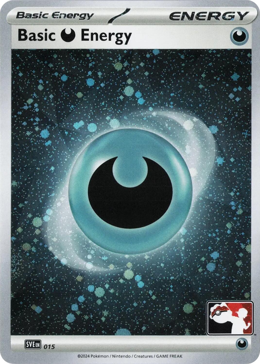 Basic Darkness Energy (015) (Cosmos Holo) [Prize Pack Series Seven] | Jack's On Queen