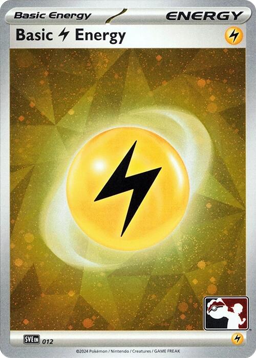 Basic Lightning Energy (012) (Cosmos Holo) [Prize Pack Series Seven] | Jack's On Queen
