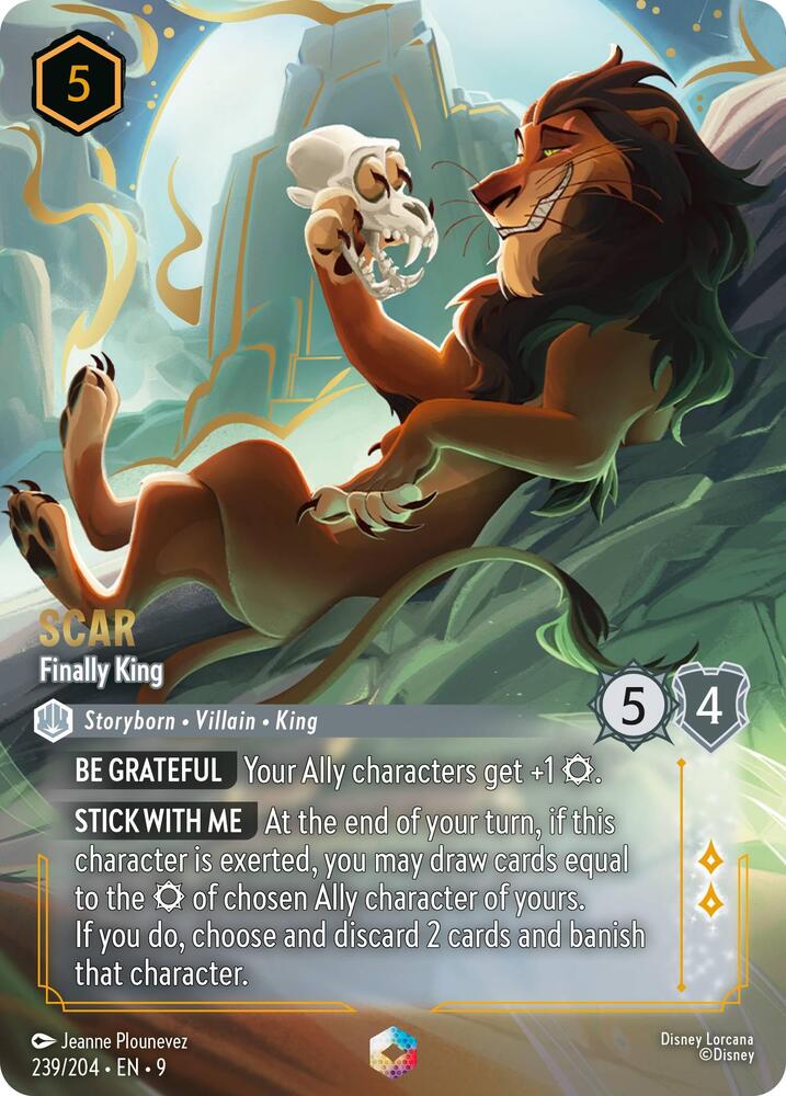 Scar - Finally King (Enchanted) (239/204) [Fabled] | Jack's On Queen