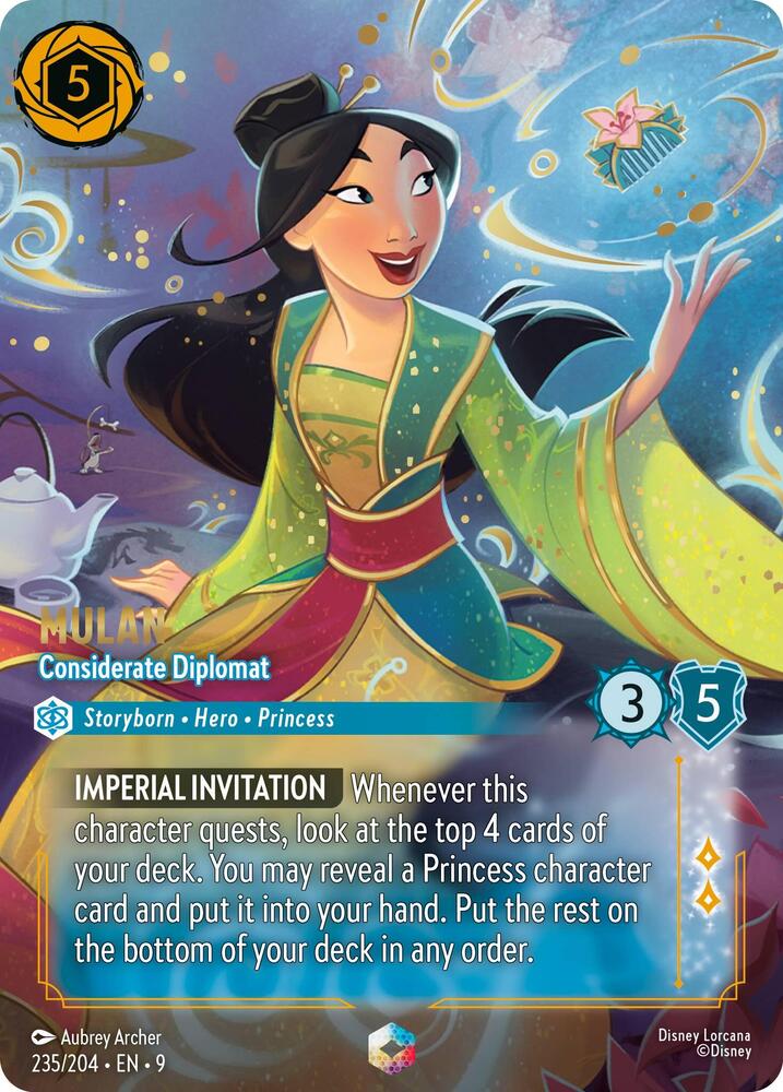 Mulan - Considerate Diplomat (Enchanted) (235/204) [Fabled] | Jack's On Queen