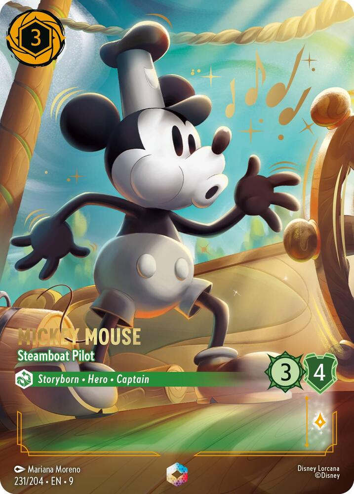 Mickey Mouse - Steamboat Pilot (Enchanted) (231/204) [Fabled] | Jack's On Queen