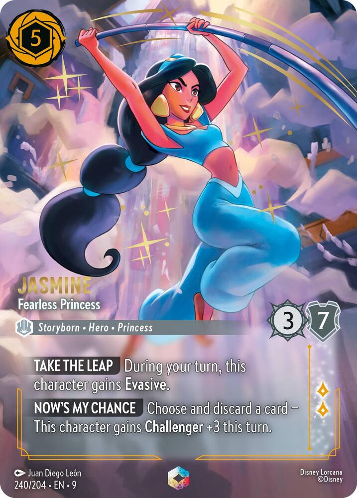 Jasmine - Fearless Princess (Enchanted) (240/204) [Fabled] | Jack's On Queen