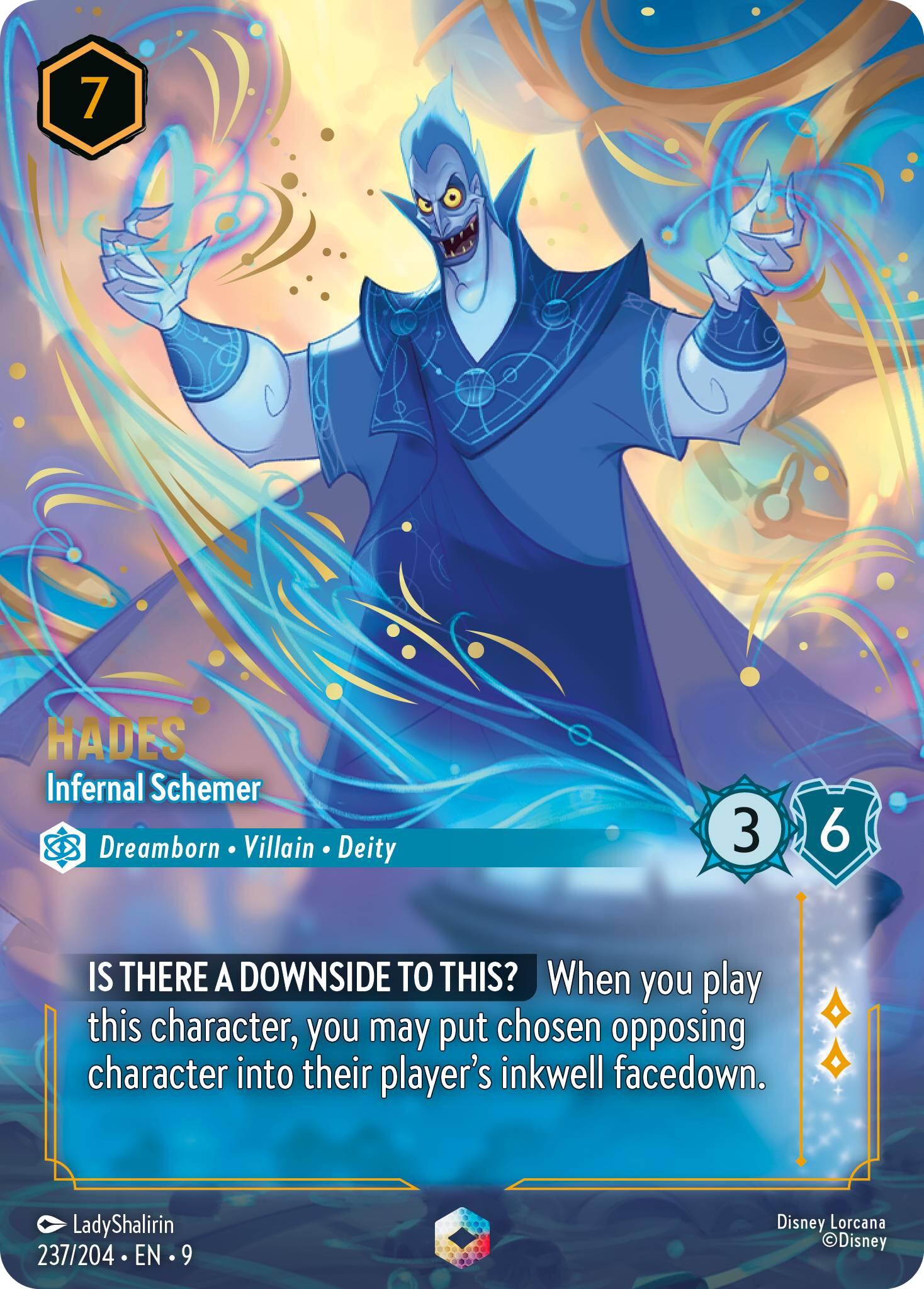 Hades - Infernal Schemer (Enchanted) (237/204) [Fabled] | Jack's On Queen