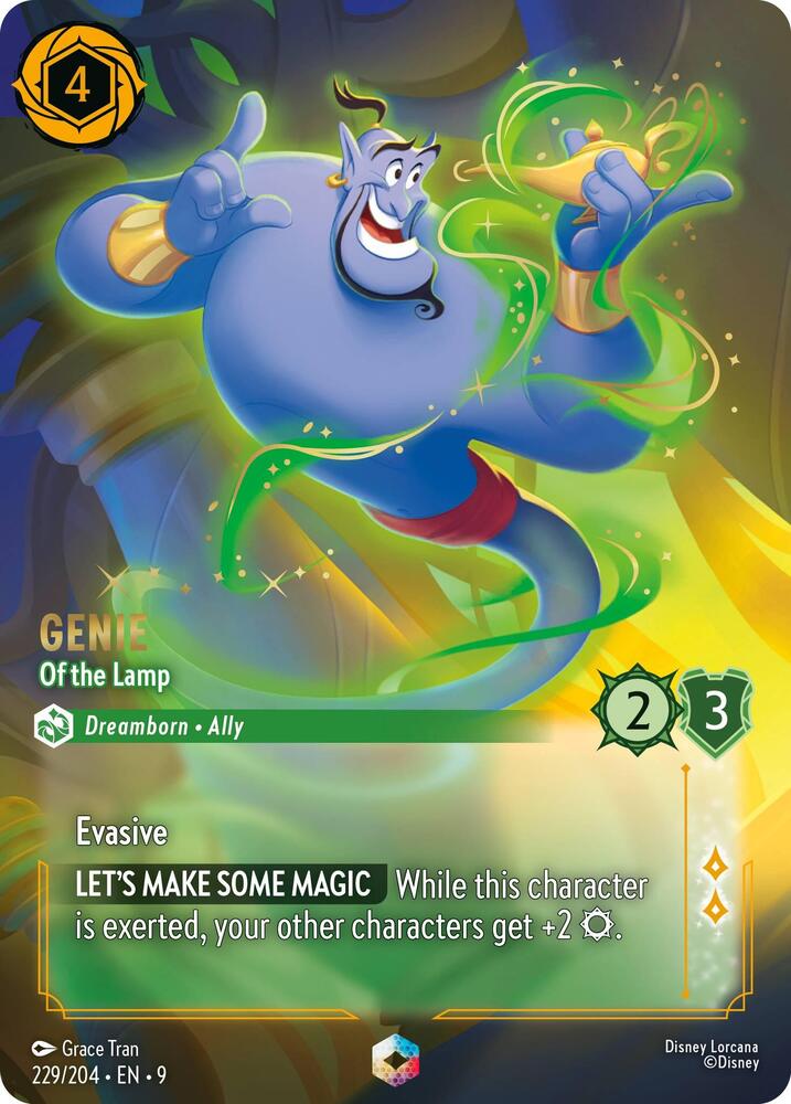 Genie - Of the Lamp (Enchanted) (229/204) [Fabled] | Jack's On Queen