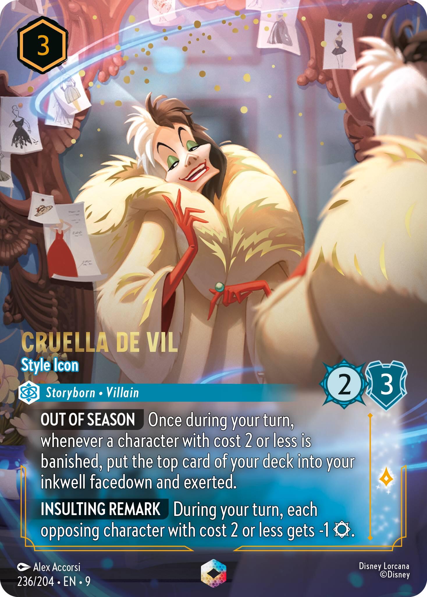 Cruella De Vil - Style Icon (Enchanted) (236/204) [Fabled] | Jack's On Queen
