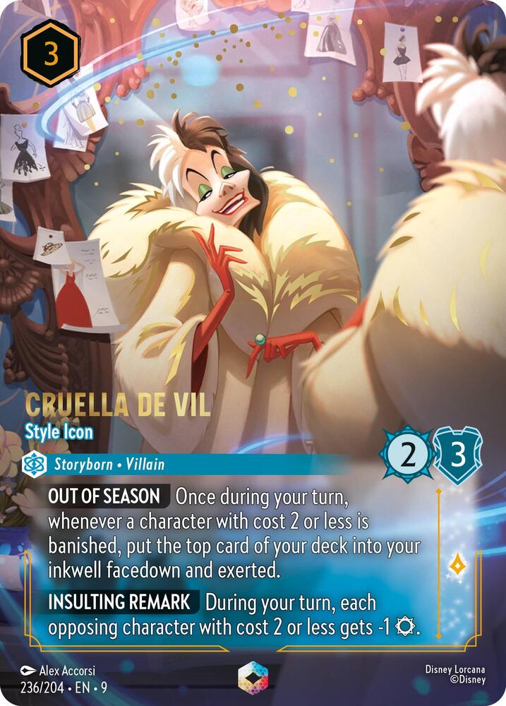 Cruella De Vil - Style Icon (Enchanted) (236/204) [Fabled] | Jack's On Queen