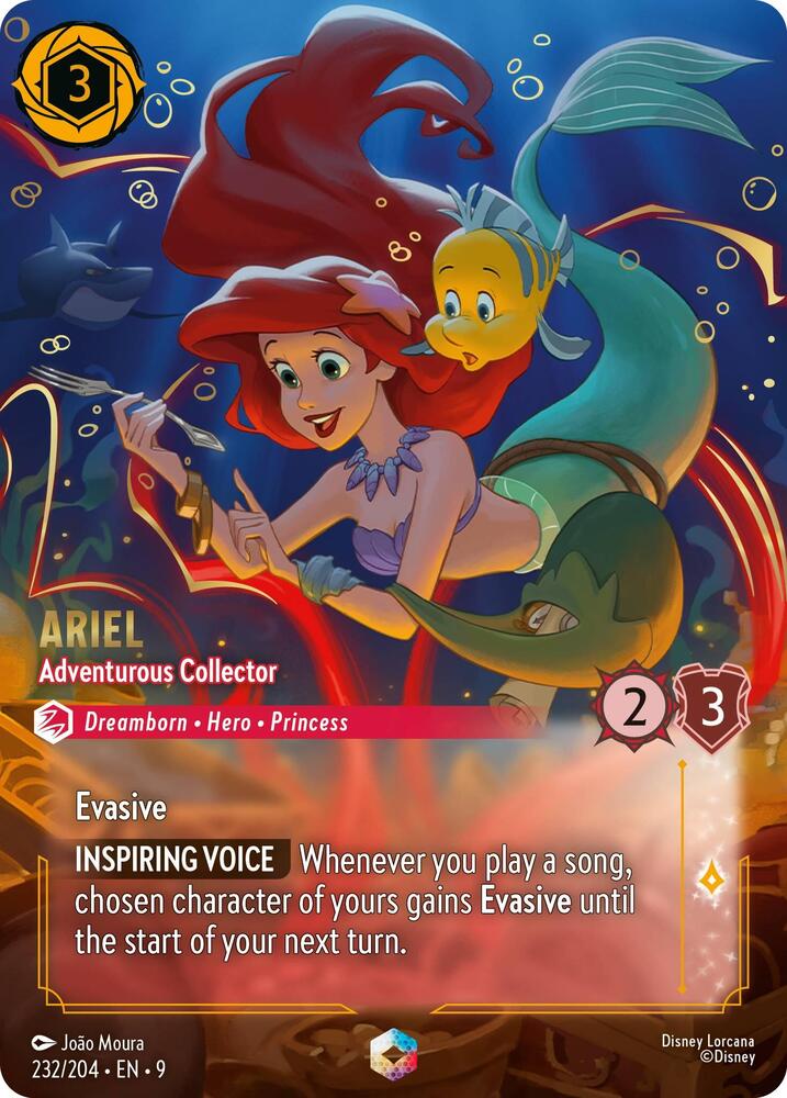 Ariel - Adventurous Collector (Enchanted) (232/204) [Fabled] | Jack's On Queen