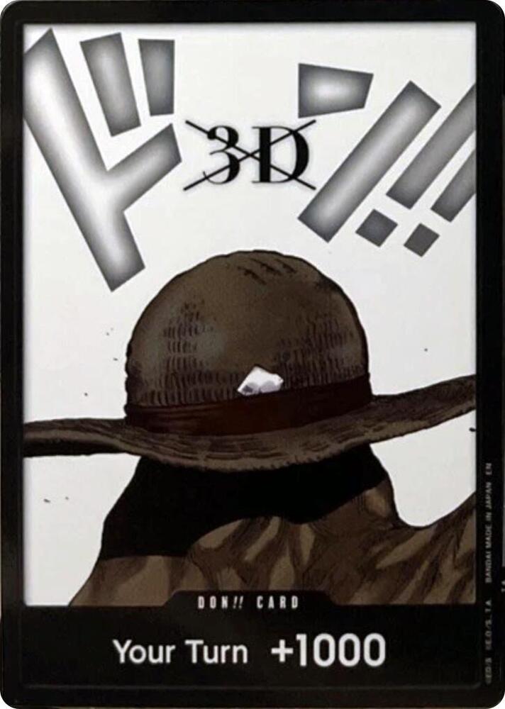 DON!! Card (3D) (Double Pack Set Vol. 8) [Legacy of the Master] | Jack's On Queen