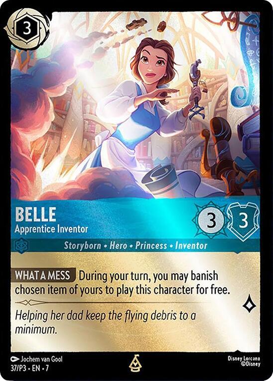 Belle - Apprentice Inventor (37) [Disney Lorcana Promo Cards] | Jack's On Queen