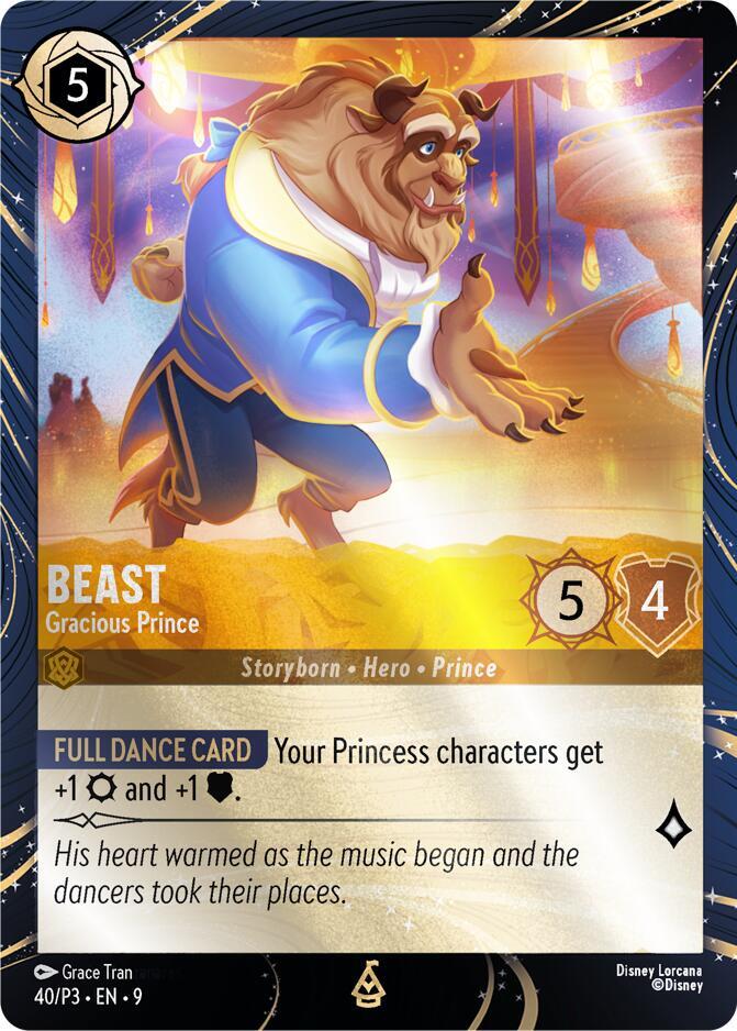 Beast - Gracious Prince (40) [Disney Lorcana Promo Cards] | Jack's On Queen