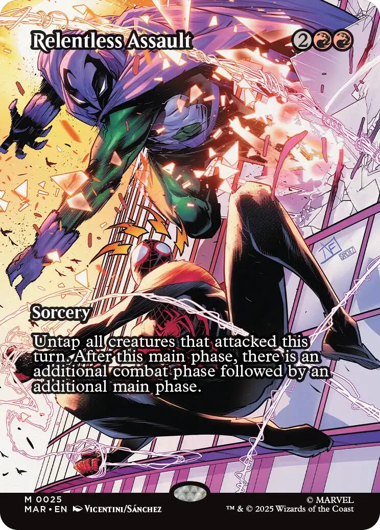 Relentless Assault (Borderless) [Marvel Universe: Eternal-Legal] | Jack's On Queen