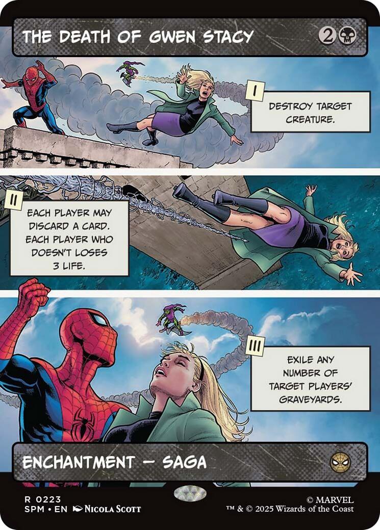 The Death of Gwen Stacy (Borderless) [Marvel's Spider-Man] | Jack's On Queen