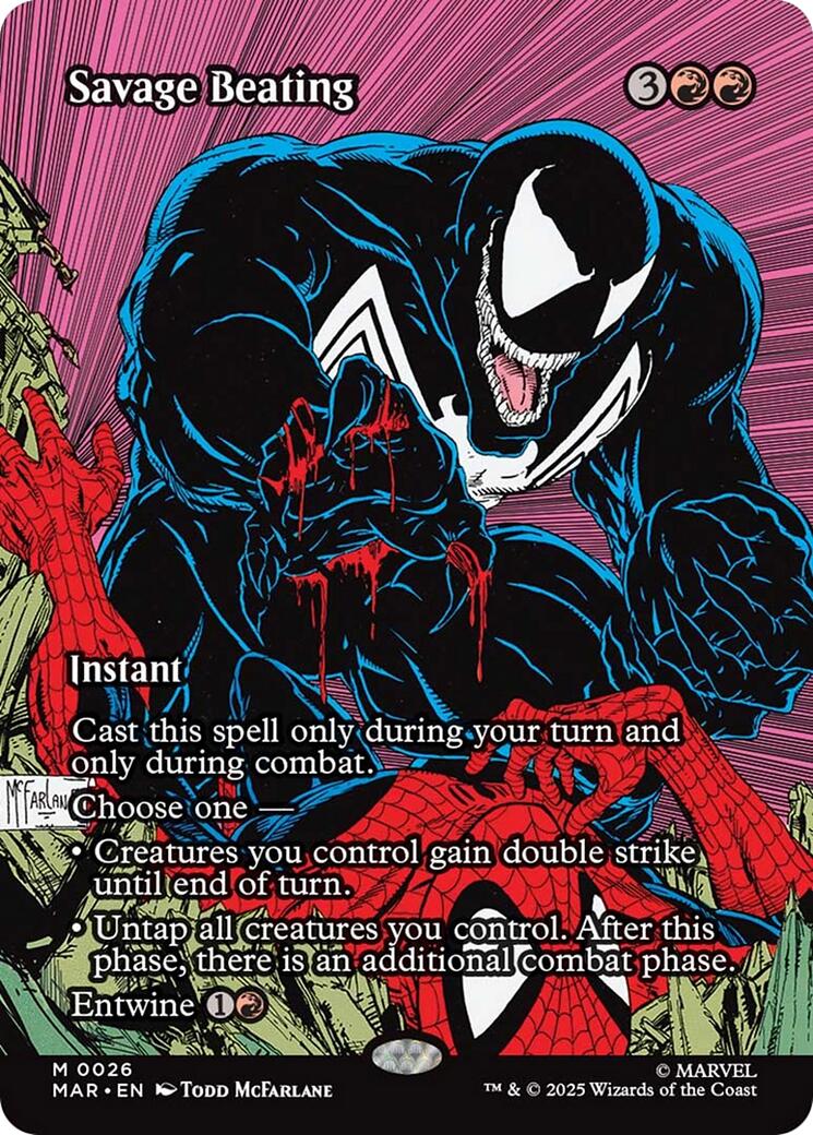 Savage Beating (Borderless) [Marvel Universe: Eternal-Legal] | Jack's On Queen