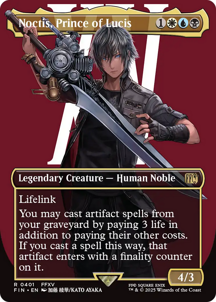 Noctis, Prince of Lucis (Borderless) [FINAL FANTASY] | Jack's On Queen