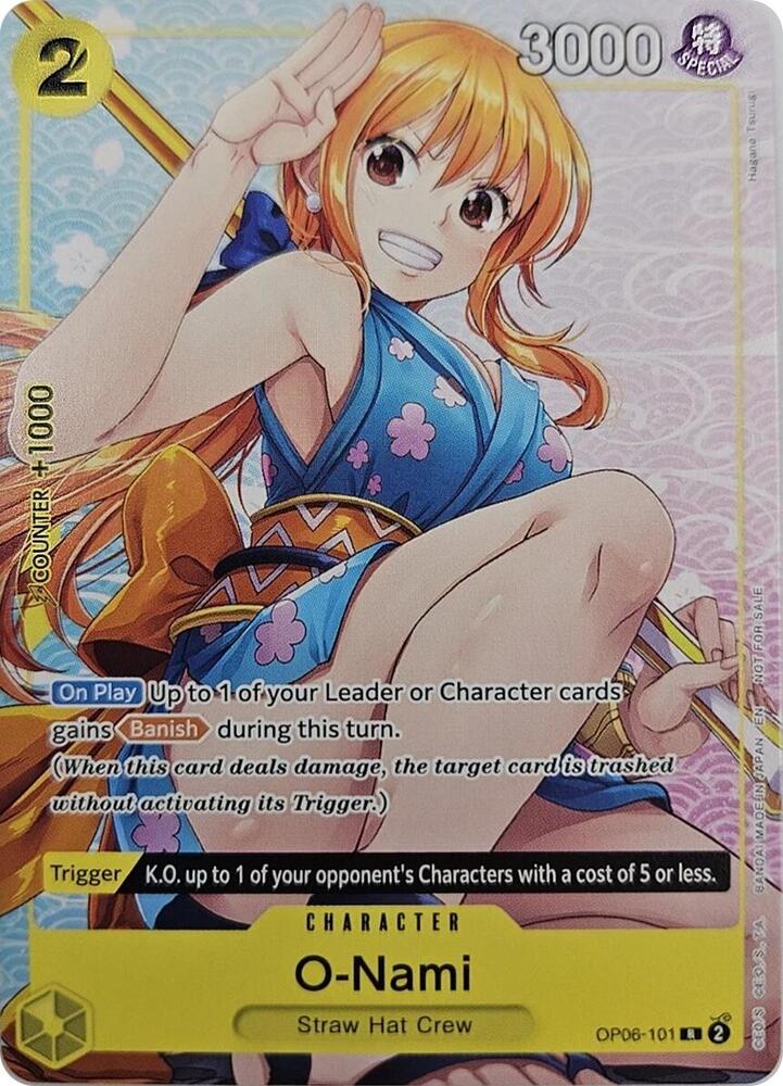 O-Nami (Welcome Pack Vol. 2) (OP06-101) [One Piece Promotion Cards] | Jack's On Queen