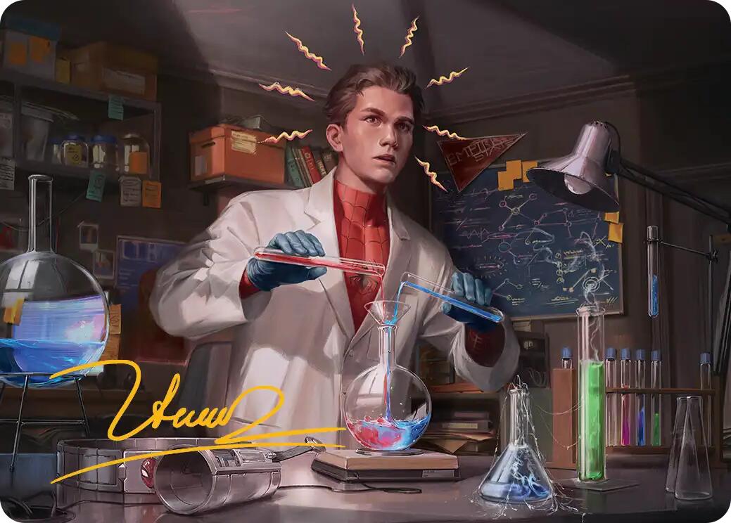 Peter Parker Art Card (3/54) (Gold-Stamped Signature) [Marvel's Spider-Man Art Series] | Jack's On Queen