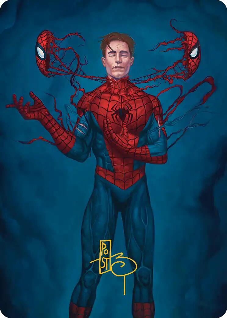 Secret Identity Art Card (Gold-Stamped Signature) [Marvel's Spider-Man Art Series] | Jack's On Queen