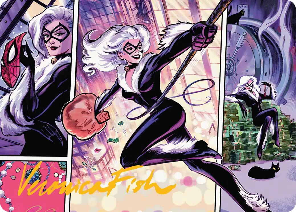 Black Cat, Cunning Thief Art Card (Gold-Stamped Signature) [Marvel's Spider-Man Art Series] | Jack's On Queen