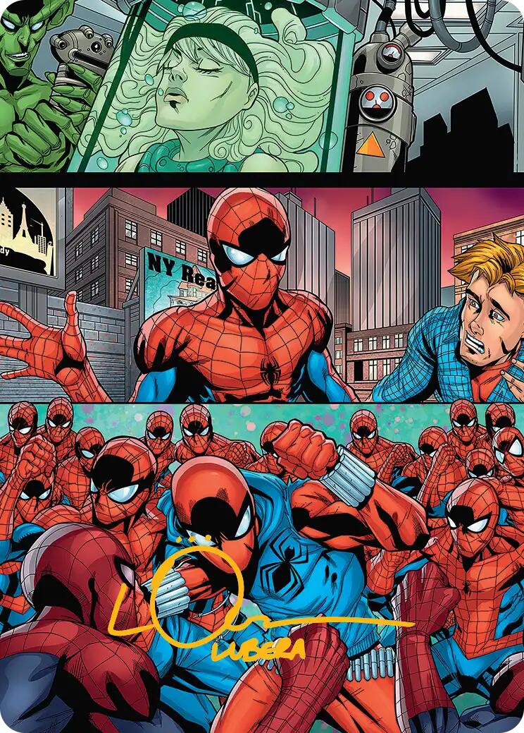 The Clone Saga Art Card (Gold-Stamped Signature) [Marvel's Spider-Man Art Series] | Jack's On Queen