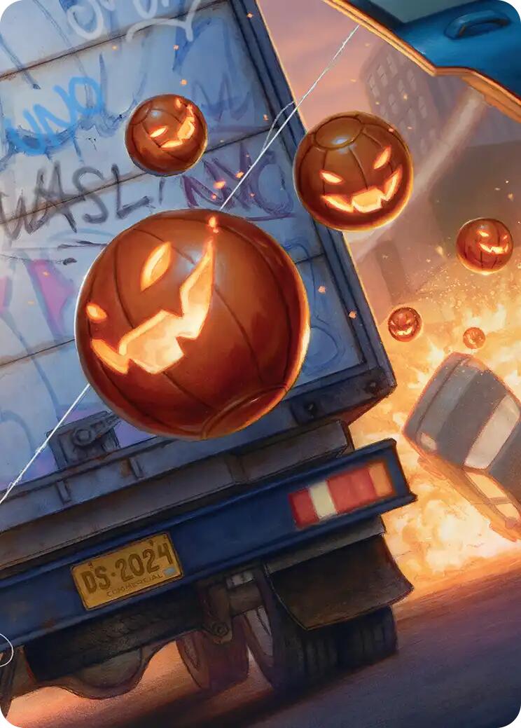 Pumpkin Bombs Art Card [Marvel's Spider-Man Art Series] | Jack's On Queen
