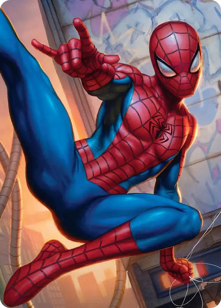 Sensational Spider-Man Art Card [Marvel's Spider-Man Art Series] | Jack's On Queen